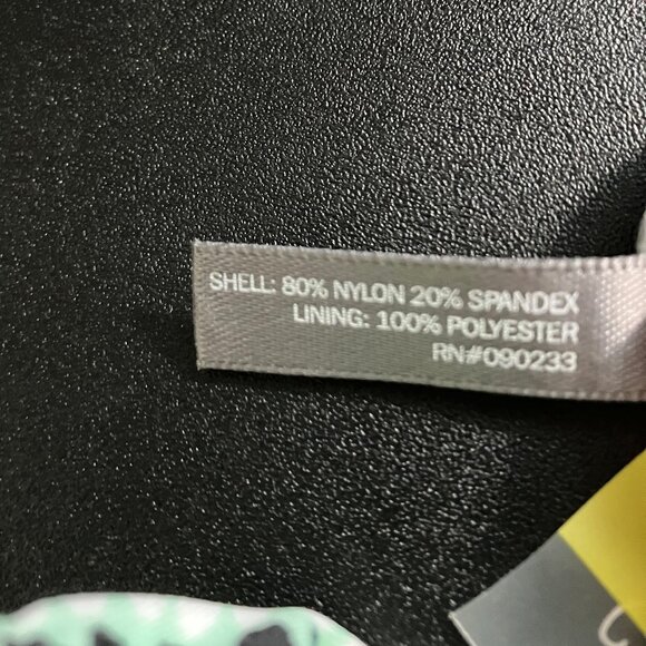 L A Hearts NWT Womens Swim Bikini Top Multi Color Size Large - Picture 3 of 9